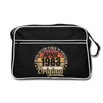 Cadeau D'anniversaire Avril 1983 - Sac Retro - noir/blanc - Devant