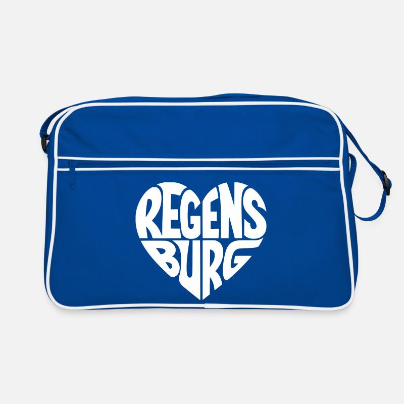 Regensburg Herzdesign Retro Tasche