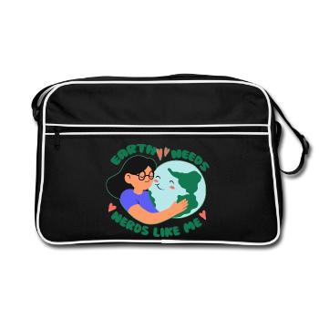 Ecologist Ecology - Retro Bag - black/white - Front