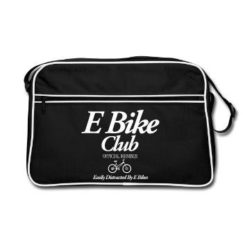 Vélo électrique - Sac Retro - noir/blanc - Devant