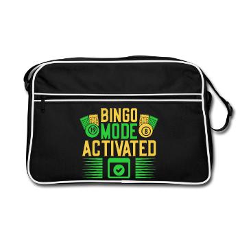Bingo Mode Bingo Bingo activé - Sac Retro - noir/blanc - Devant