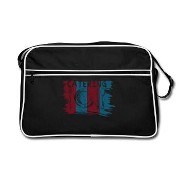 Restauration pour l'équipe - Sac Retro - noir/blanc - Devant