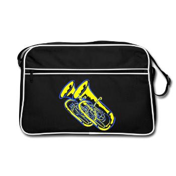 tubiste - Sac Retro - noir/blanc - Devant