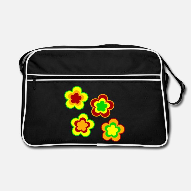 70s Flower Pattern Retro Bag