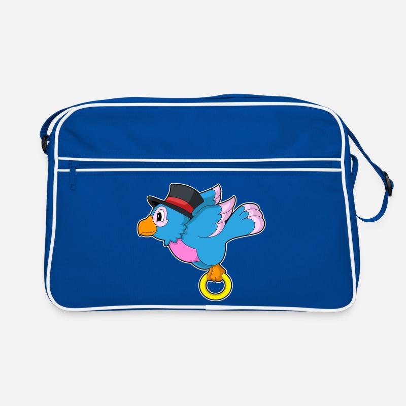 Papagei Bräutigam Ehering Hochzeit Retro Tasche