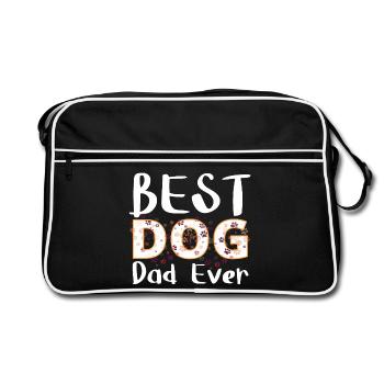 Best Dog Dad - Retro Bag - black/white - Front