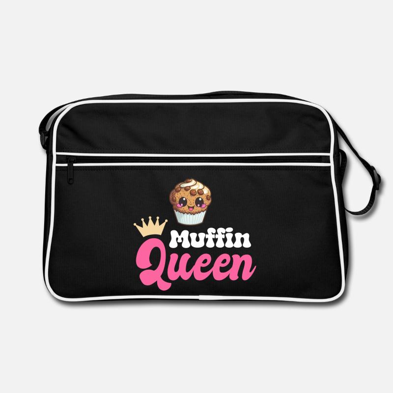 Muffin Backen Bäckerin Retro Tasche