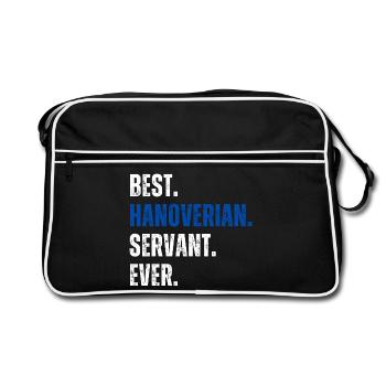 ! Best Hanoverian Servant Ever - Retro Bag - black/white - Front