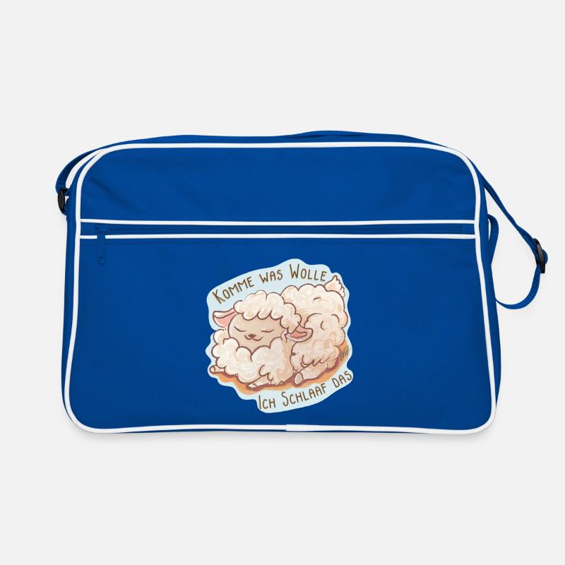 Ich Schlaaf das Retro Tasche
