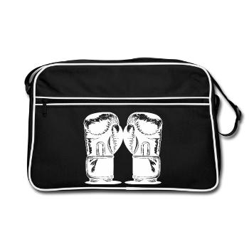 Boxing - Retro Bag - black/white - Front