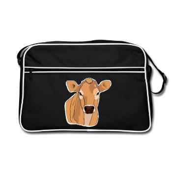 Vache Vaches - Sac Retro - noir/blanc - Devant