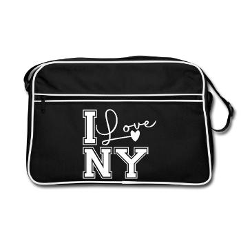 J’adore ny - Sac Retro - noir/blanc - Devant