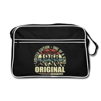 Anniversaire Novembre 1988 - Sac Retro - noir/blanc - Devant