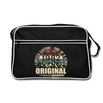 Birthday november 1982 - Retro Bag - black/white - Front