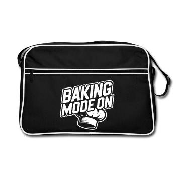 Mode de cuisson actif - Style boulanger - Sac Retro - noir/blanc - Devant