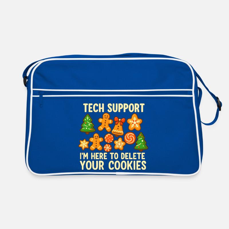 Support technique Cookie Noël Mème Sac Retro