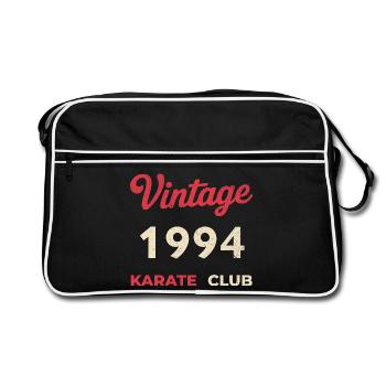 Vintage 1994 – Année de naissance rétro du Karate Club - Sac Retro - noir/blanc - Devant