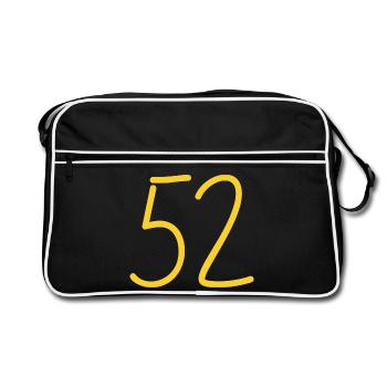 52 - Sac Retro - noir/blanc - Devant