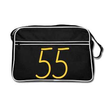 55 - Sac Retro - noir/blanc - Devant
