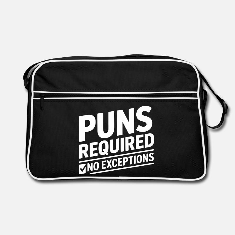 Puns Required Word Games Retro Bag