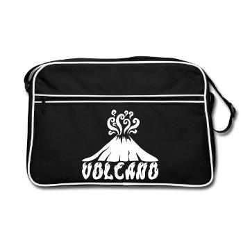 Volcan blanc - Sac Retro - noir/blanc - Devant
