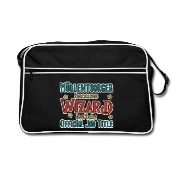 Assistant d’élimination des déchets - Sac Retro - noir/blanc - Devant