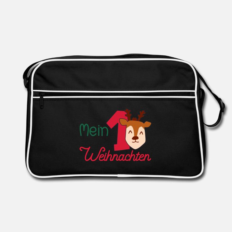 Mon premier bébé de Noël 1. Noël Sac Retro