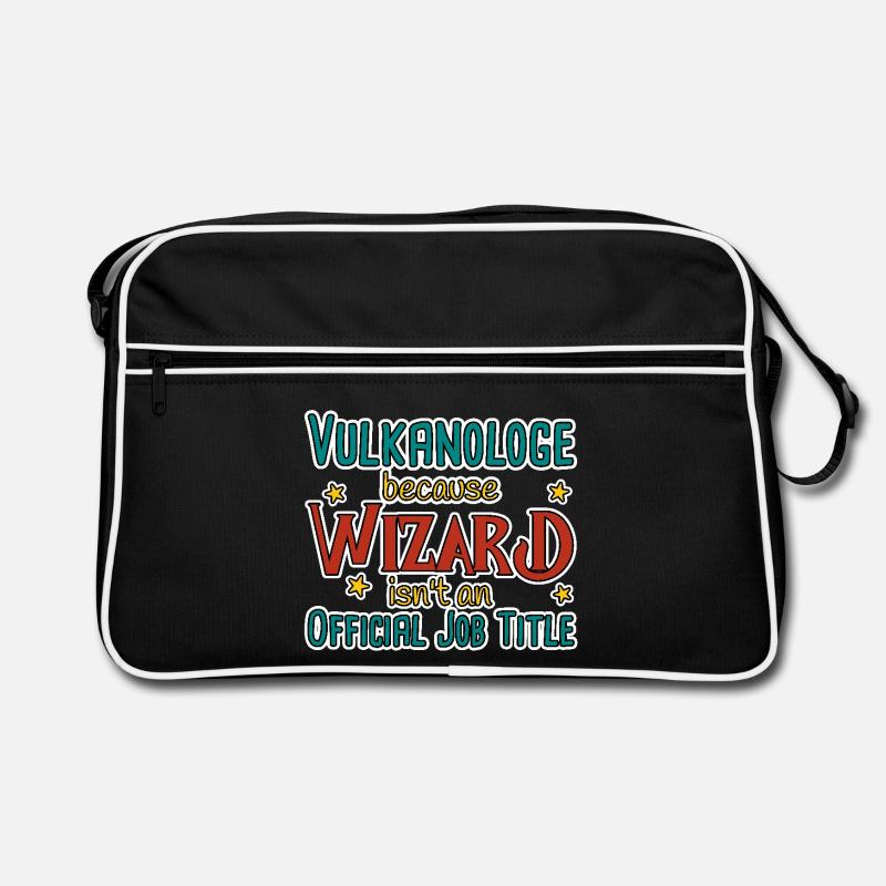 Volcanologist Wizard Volcanology Retro Bag