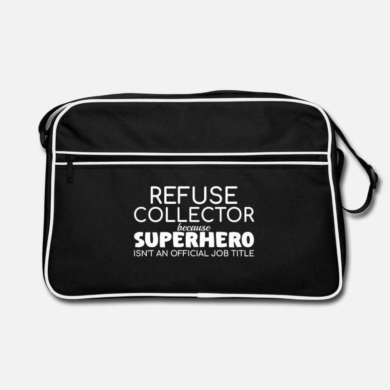 Refuse collector Superhero Retro Tasche