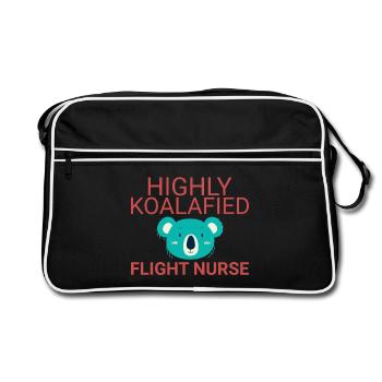 Infirmière de vol Koalafied Air Rescue - Sac Retro - noir/blanc - Devant