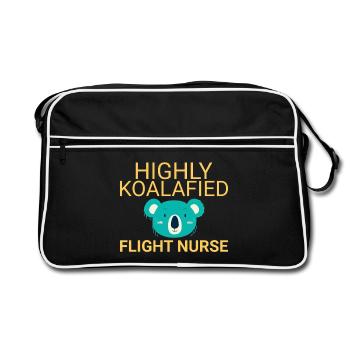 Infirmière de vol Koalafied Air Rescue - Sac Retro - noir/blanc - Devant