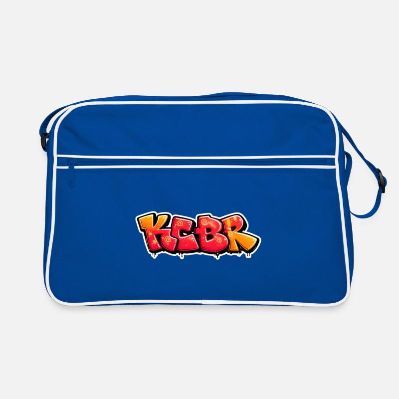 KCBR Graffiti Burst Design Retro Tasche