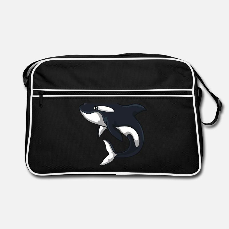 Orca Wal Retro Tasche