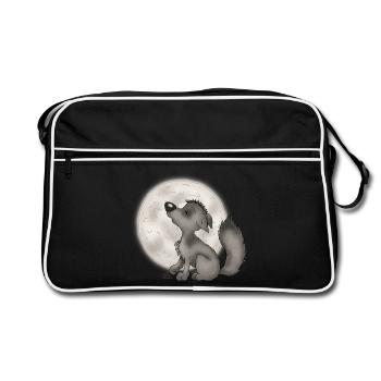 Wölfchen - Sac Retro - noir/blanc - Devant