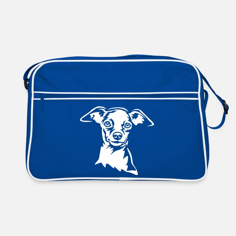 Zwergpinscher Head "Black Edition" Retro Bag