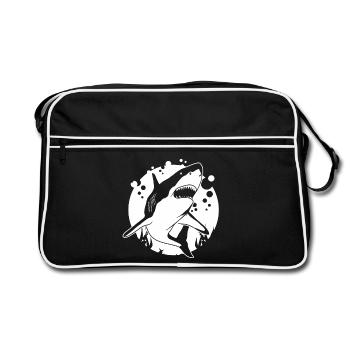 Hai - Retro Tasche - Schwarz/Weiß - Vorne