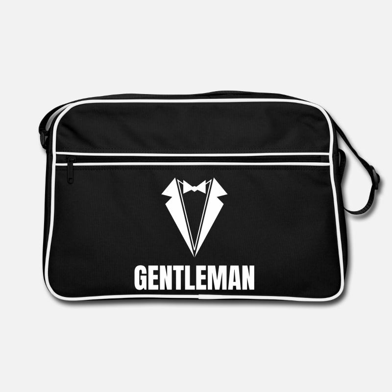 Gentleman, Stilvoll, Junggesellenabschied Retro Tasche