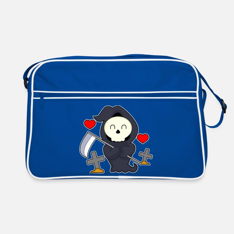 Grim Reaper Halloween Grave Retro Bag