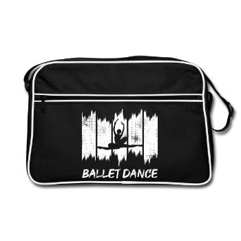 Drôle de danseuse de ballet - Sac Retro - noir/blanc - Devant