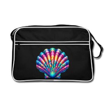 Coquille Saint-Jacques - Sac Retro - noir/blanc - Devant