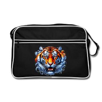 Tigre - Sac Retro - noir/blanc - Devant