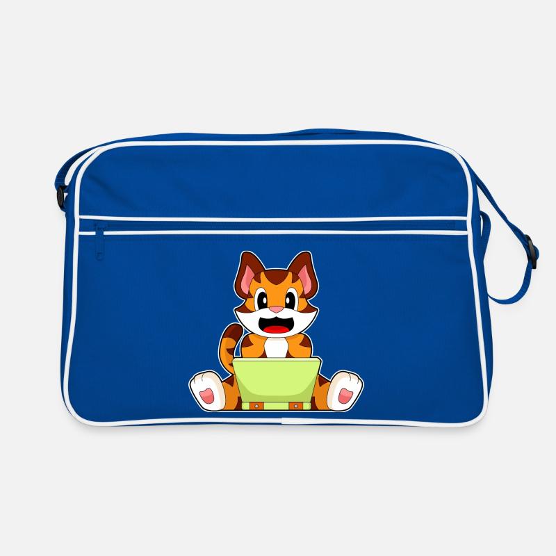 Tiger Laptop Retro Tasche
