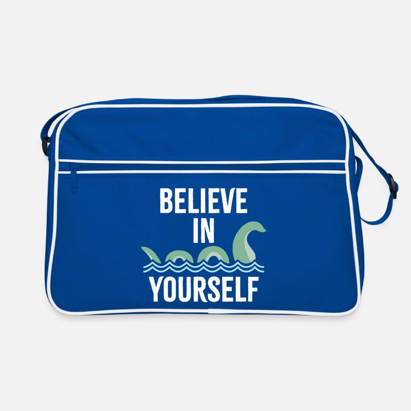 an sich selbst glauben Retro Tasche