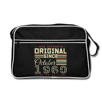 légendaire Depuis Octobre 1960 | octobre 1960 - Sac Retro - noir/blanc - Devant