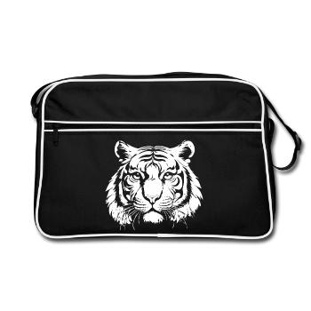 Tiger - Retro Bag - black/white - Front