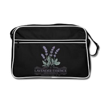 Vintage lavande - Sac Retro - noir/blanc - Devant