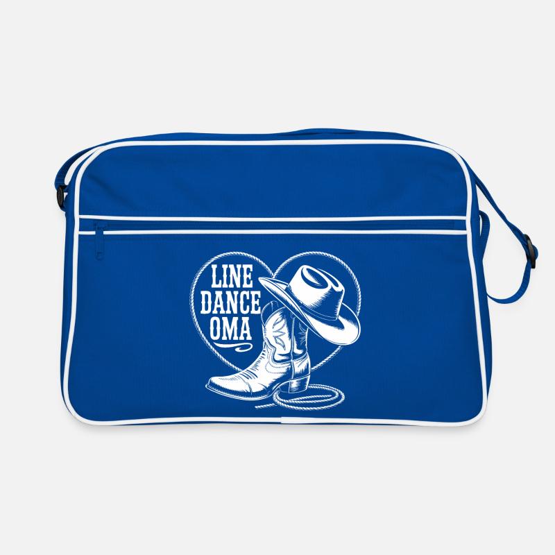 Line Dance Oma Herz Retro Tasche