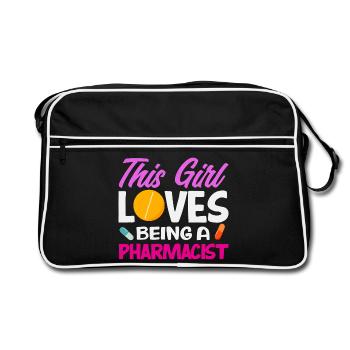 Pharmacist Pharmaceutical Technical - Retro Bag - black/white - Front