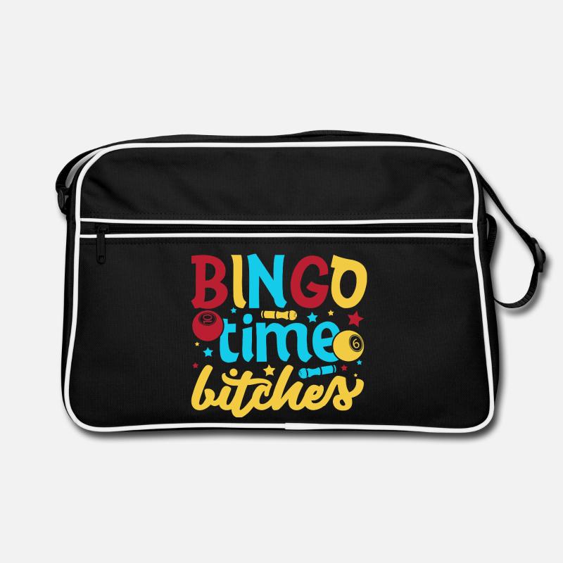 Bingo Game Bingo Time Bitches Bingo Retro Tasche