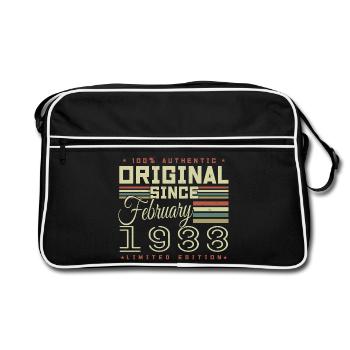 Génial Depuis Février 1988 - Sac Retro - noir/blanc - Devant